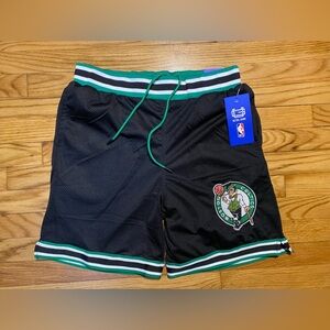 Ultra NBA Active Mesh black Basketball Shorts 8” Boston Celtics New! Men’s Sz